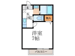 ヴィランテ長岡京の物件間取画像